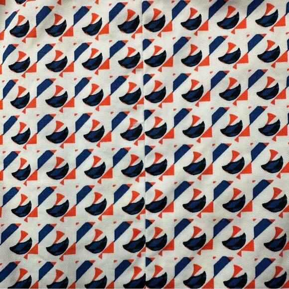 Ann Taylor Madison Blue Red and White Mini Pencil Skirt Size 4 - Picture 3 of 7